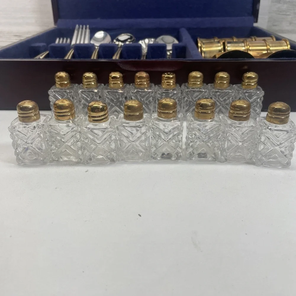 8 Person Set International Silver Co China Silver Silverware Set 72 Piece/box